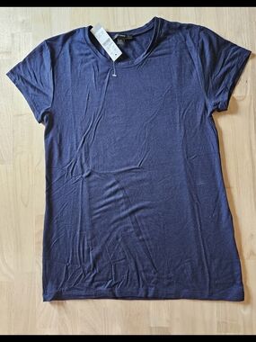 J. Crew Short-Sleeve Crewneck Tee in Navy Blue